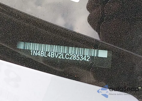 2020 Nissan Altima S Fwd z USA, uszkodzony, nr VIN 1N4BL4BV2LC285342